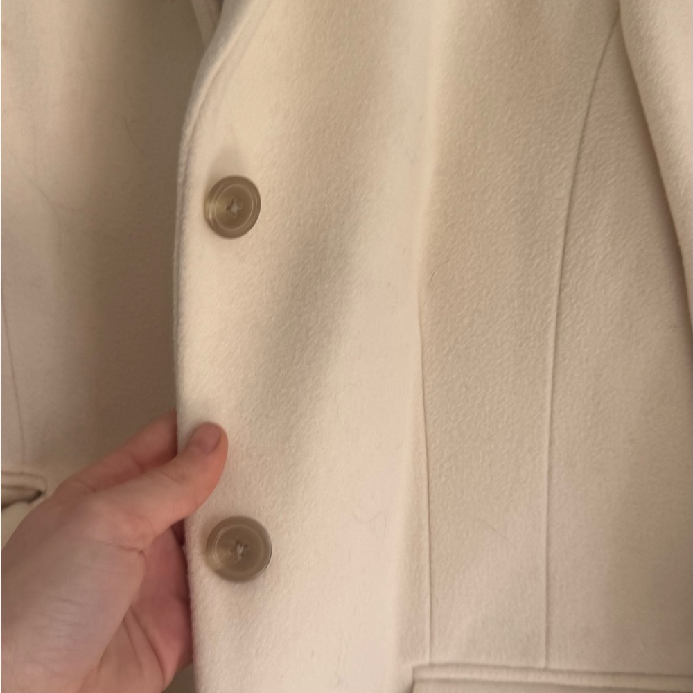J. Crew Cream Women's Coat - Picture 5 of 8